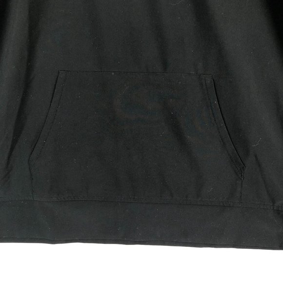 Victoria's Secret Sport Women's Size Small Black Silver Lightweight Hoodie - Picture 4 of 10